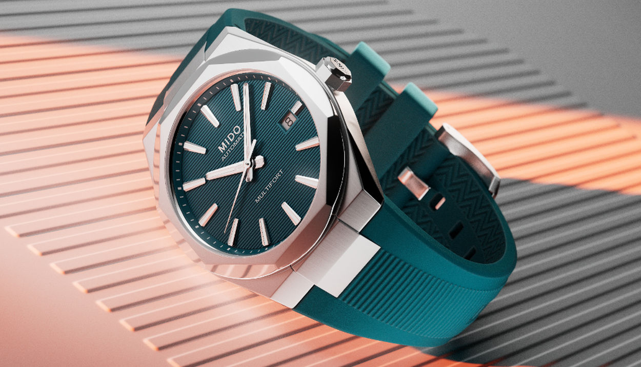 Mido Multifort 8 One Crown : cadran "midnight green"