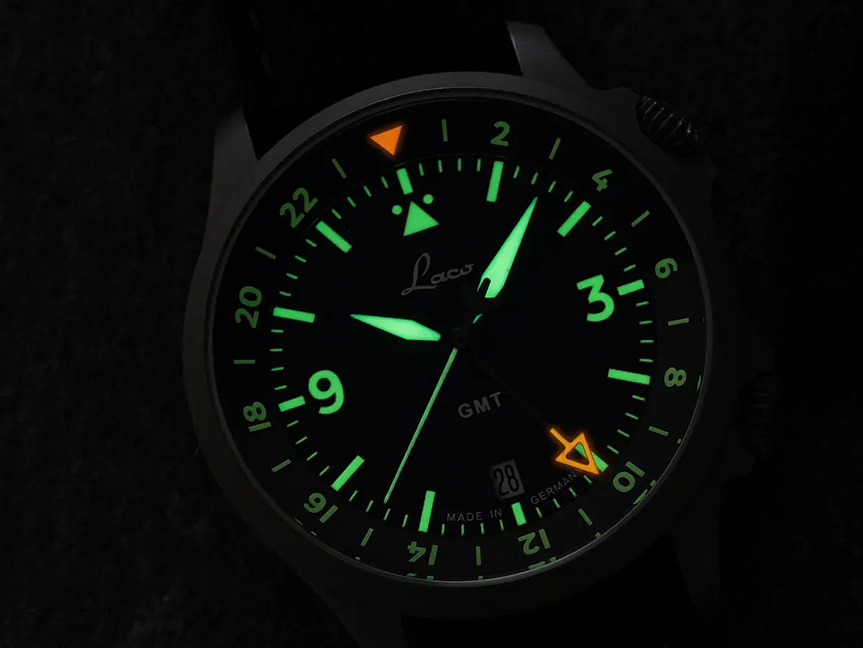 Laco Frankfurt GMT 40 : un instrument de bord au format idéal
