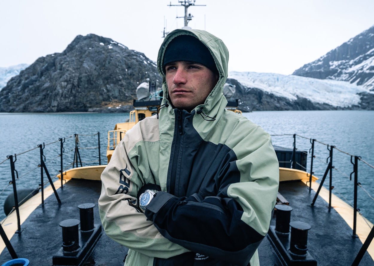 Panerai accompagne Côme Girardet pour son retour en sport extrême : "crash test dummy"