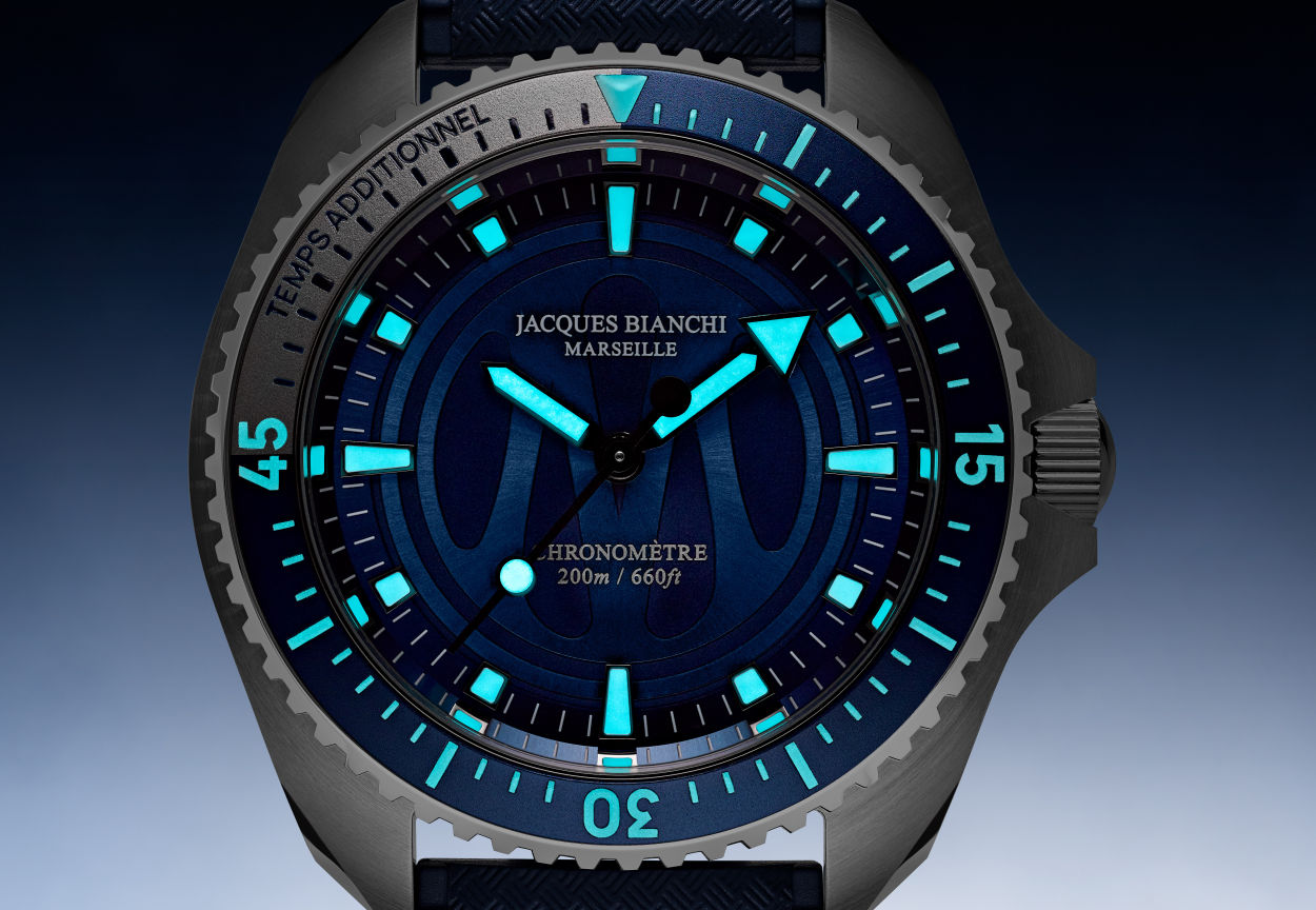 Olympique de Marseille et Jacques Bianchi : une première montre aux couleurs du club phocéen