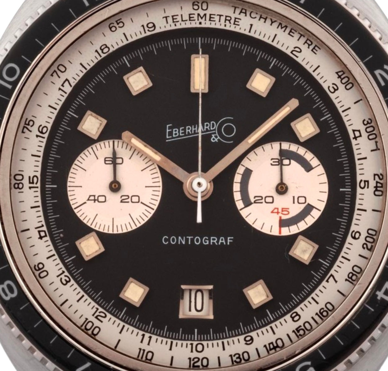 Eberhard Contograf 31504 : un chrono vintage qui préfigure les années 70