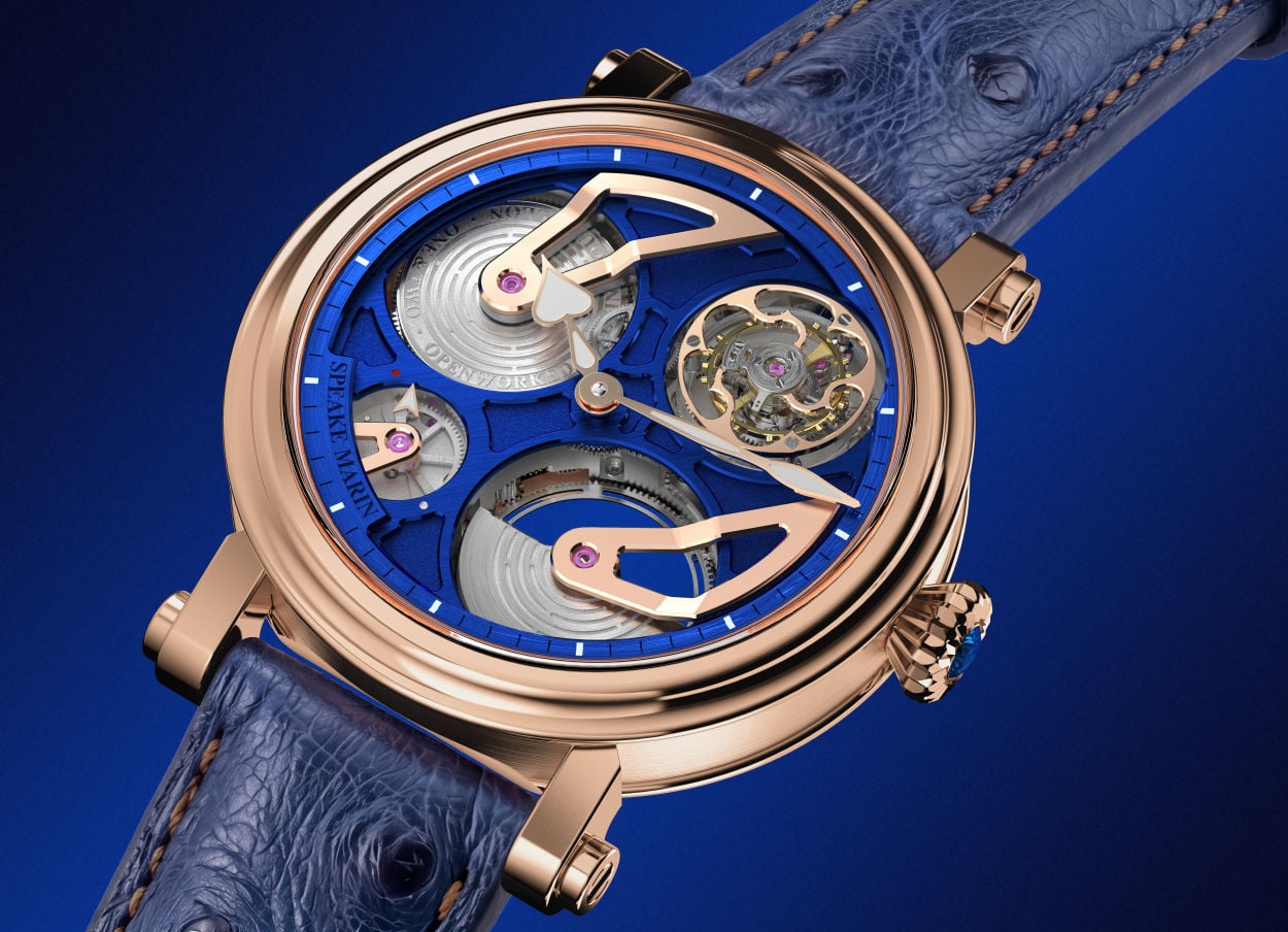 Speake Marin Tourbillon Royal Blue : quand la couleur redessine la mécanique