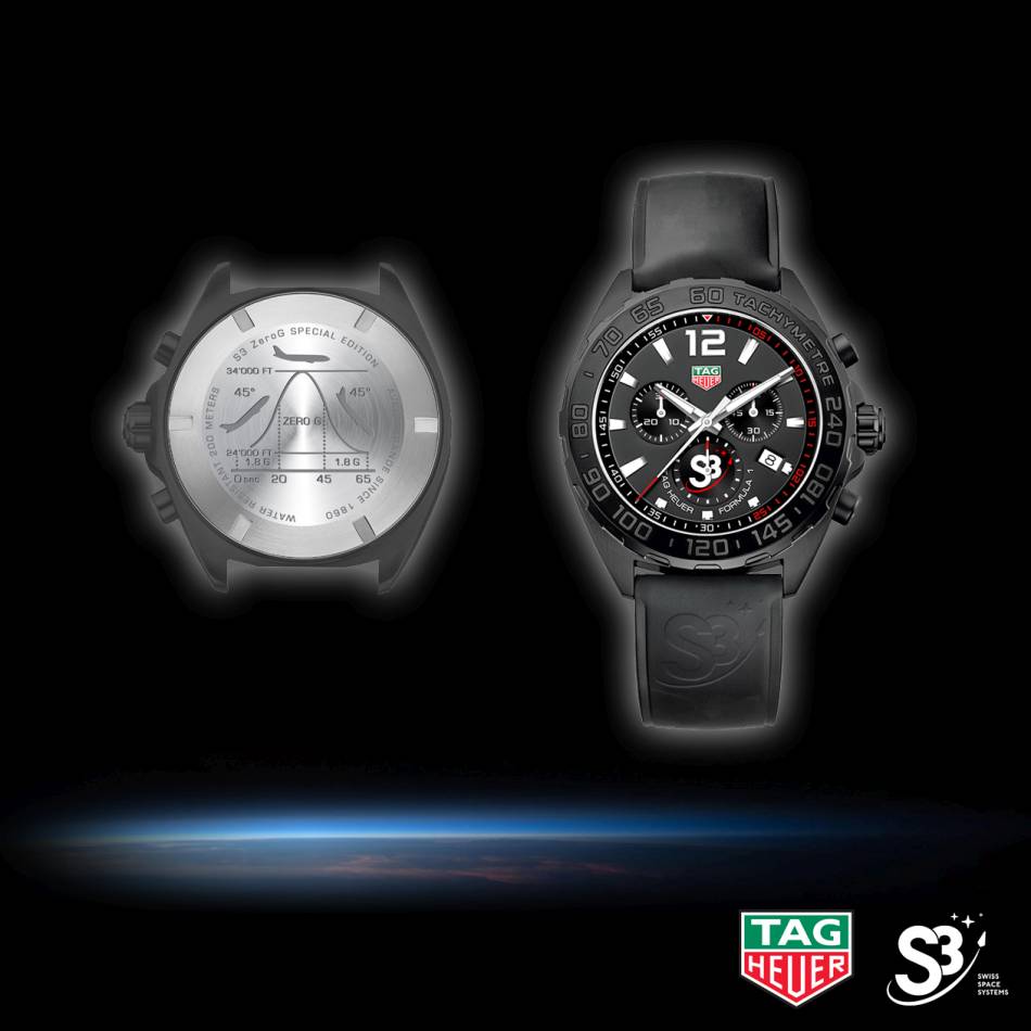 TAG Heuer : partenaire de S3 pour des vols en apesanteur