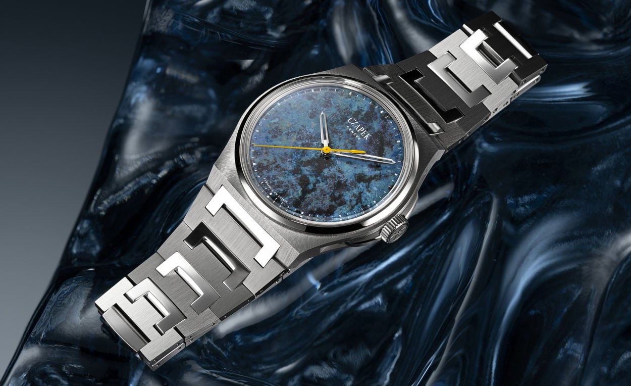 Czapek Antarctique Secret Reef : le chrysocolle comme cadran d'exception