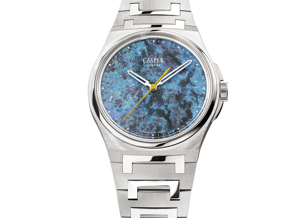 Czapek Antarctique Secret Reef : le chrysocolle comme cadran d'exception