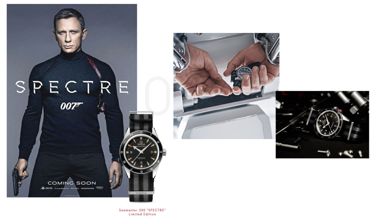 Omega : teasing autour de Spectre ou vers une nouvelle Seamaster 007 qui se prépare...