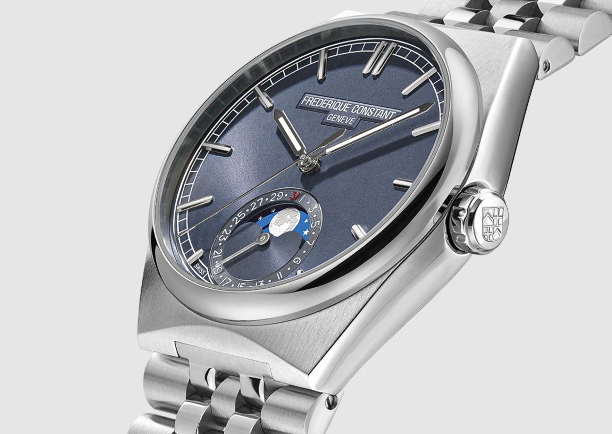 Frédérique Constant Highlife Moonphase Date Manufacture : demandez la lune