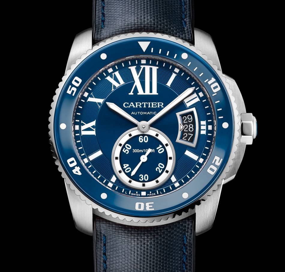 Cartier : Calibre Diver Bleue