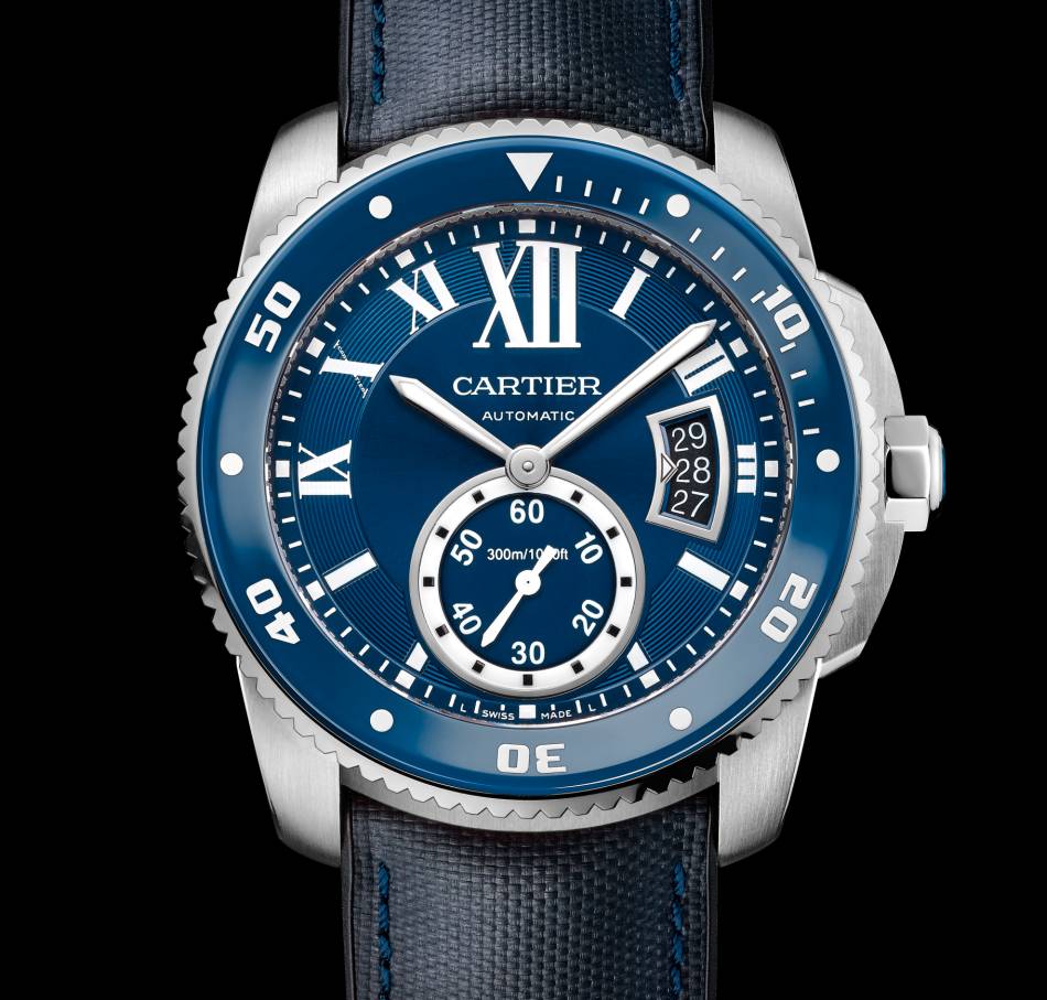 Cartier : Calibre Diver Bleue Cartier : Calibre Diver Bleue