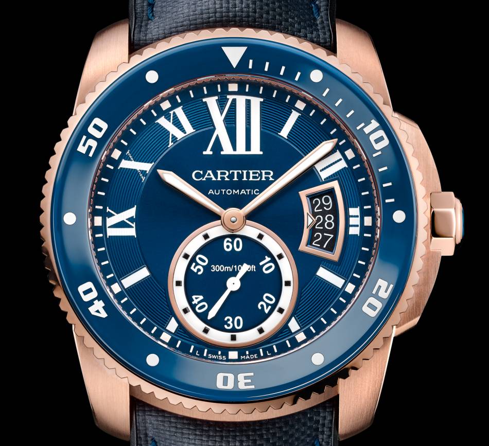 Cartier : Calibre Diver Bleue