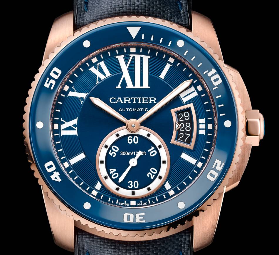 Cartier : Calibre Diver Bleue Cartier : Calibre Diver Bleue
