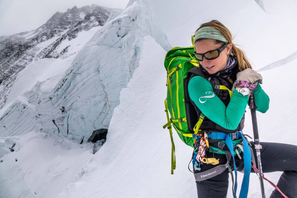 Melissa Arnot, ambassadrice Alpina au sommet de l'Everest