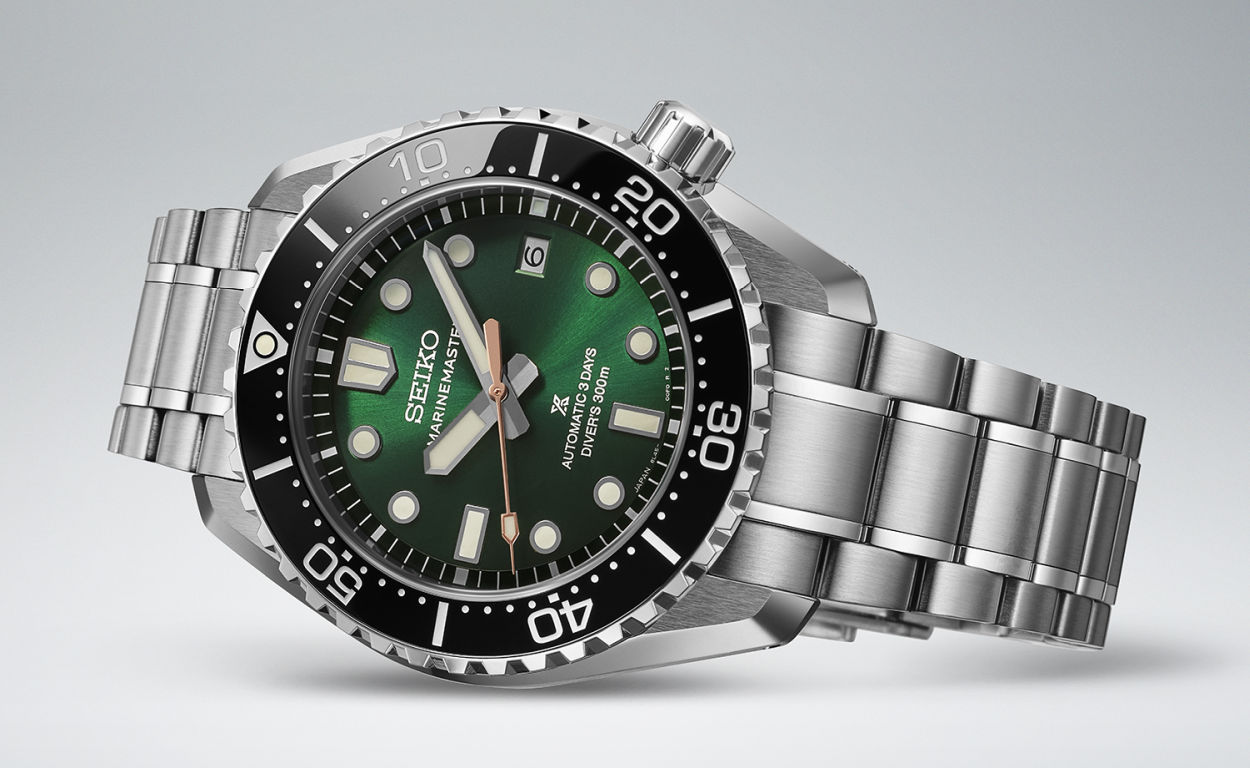 Seiko Prospex : quand les mangroves d'Okinawa habillent la Marinemaster d'un cadran vert d'eau