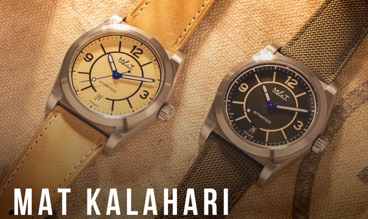 MAT Kalahari : une montre dédiée aux grands espaces sauvages avec Philippe Bourseiller