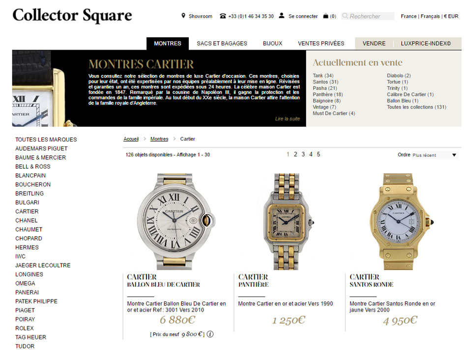 Montres d'occasion : les conseils de Clotilde Rafine-Ricard de chez Collector Square Montres d'occasion : les conseils de Clotilde Rafine-Ricard de chez Collector Square