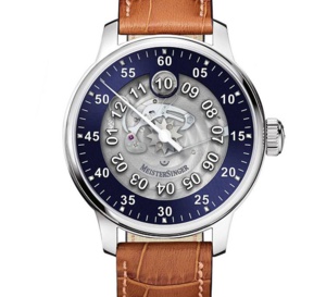 MeisterSinger Salthora Meta Transparente : temps sautant transparent