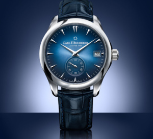 Carl F. Bucherer Manero Peripheral : série spéciale bleue