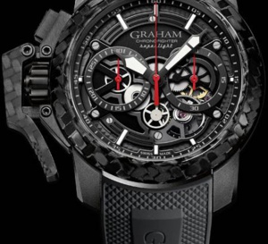 Graham Chronofighter Superlight Carbon Skeleton : 100g au poignet