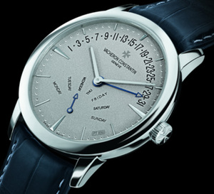 Patrimony Date et Jour Rétrogradants Collection Excellence Platine : encore plus loin dans le « tout platine »