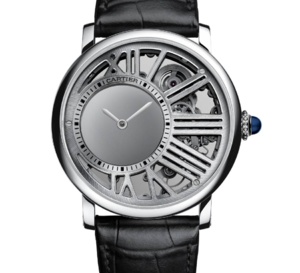 Rotonde de Cartier Heure Mystérieuse squelette : montre... presque tout