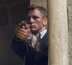 Quantum of solace : Daniel Craig porte une Omega Seamaster Planet Ocean