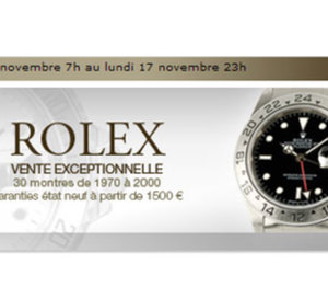 Vente de Rolex Vintage et contemporaines sur le site Internet Bestmarques.com le 14 novembre