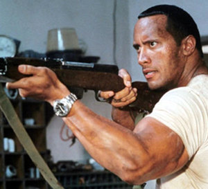 Bienvenue dans la jungle : The Rock porte une Luminor Panerai