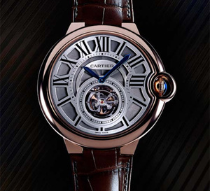 Ballon bleu de Cartier avec tourbillon volant