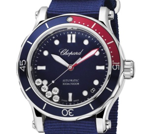 Chopard Happy Ocean : plongeuse sport-chic sur Nato