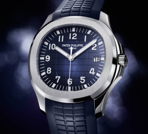 Patek Philippe Aquanaut 5168G : sport chic en or gris et cadran bleu