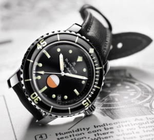 Blancpain Tribute to Fifty Fathoms Mil-Spec : avec pastille d'étanchéité