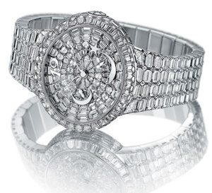 Cat’s eye haute joaillerie Girard-Perregaux : une montre prestigieuse parée de plus de 500 diamants