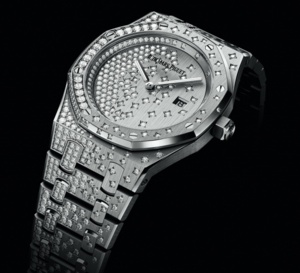 Audemars Piguet Royal Oak : quartz et diamants