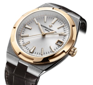 Vacheron Constantin : une Overseas en or rose et acier de 41 mm