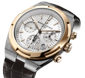 Vacheron Constantin : une Overseas chrono en or rose et acier en 42,5 mm