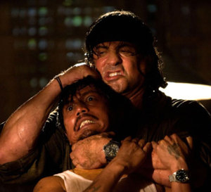 John Rambo : Sylvester Stallone porte une Luminor Panerai en PVD noir