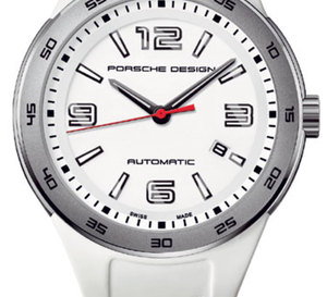 Porsche Design Flat Six P’6310 : une monter acier toute de blanc vêtue…