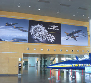 Breitling dans le hall 5 de l’aéroport Arlanda de Stockholm