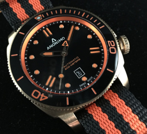 Anonimo Nautilo : du orange et du bronze pour Kronometry 1999