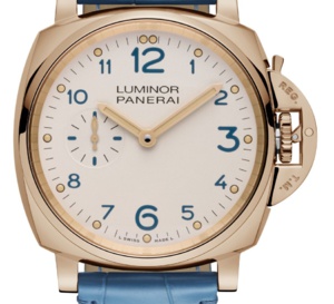 Panerai Luminor Due 3 jours or rouge : la plus féminine