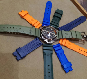 Panerai : des bracelets caoutchouc tout en couleurs