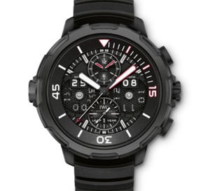 IWC : une Aquatimer chrono QP se pare de ceratanium