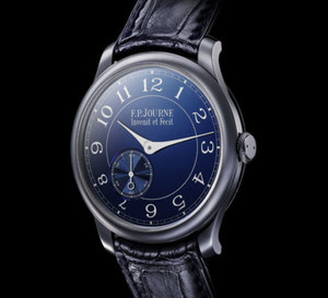 Chronomètre Bleu F.P. Journe : l’heure bleue