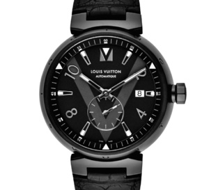 Louis Vuitton Tambour All Black petite seconde