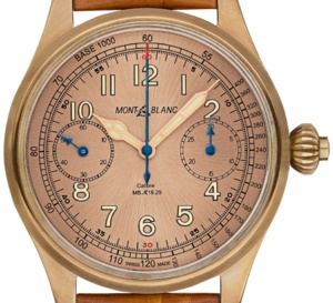 Montblanc 1858 Chronograph Tachymeter édition limitée : effet rétro