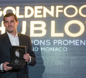 Iker Casillas : Prix Hublot Golden Foot 2017