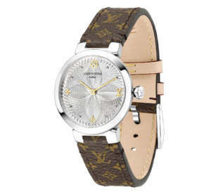 Louis Vuitton Tambour Slim Metallic Flower