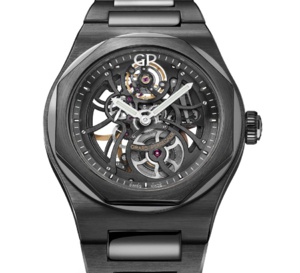 Girard-Perregaux Laureato Skeleton Ceramic : une montre tout en clair-obscur