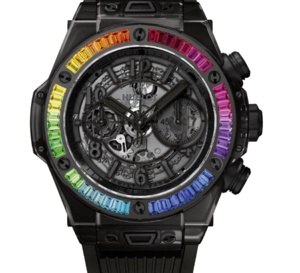 Hublot Big Bang All Black Sapphire Rainbow : explosion de couleurs