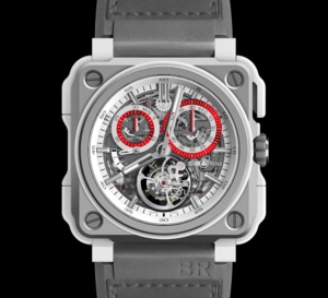 Bell &amp; Ross BR-X1 White Hawk : tourbillon chrono monopoussoir